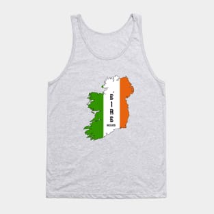 Ireland map & flag Tank Top